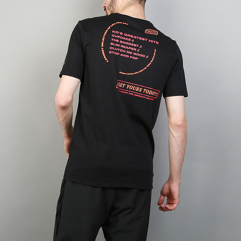 мужская черная футболка Nike Dry KD T-Shirt AJ2802-010 - цена, описание, фото 4